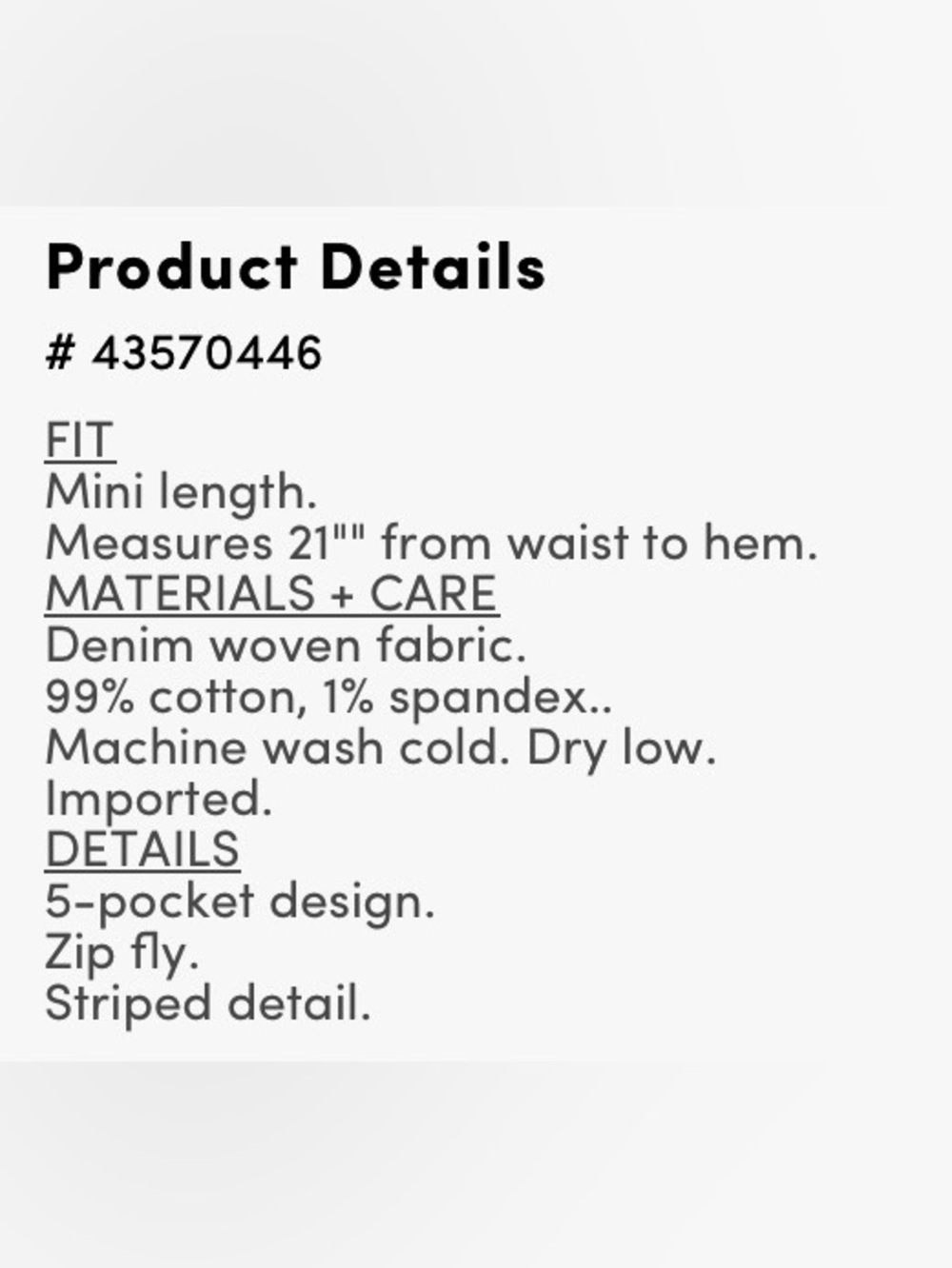 Torrid Denim Mini Skirt - Size 14 - NWT! - Picture 6 of 10